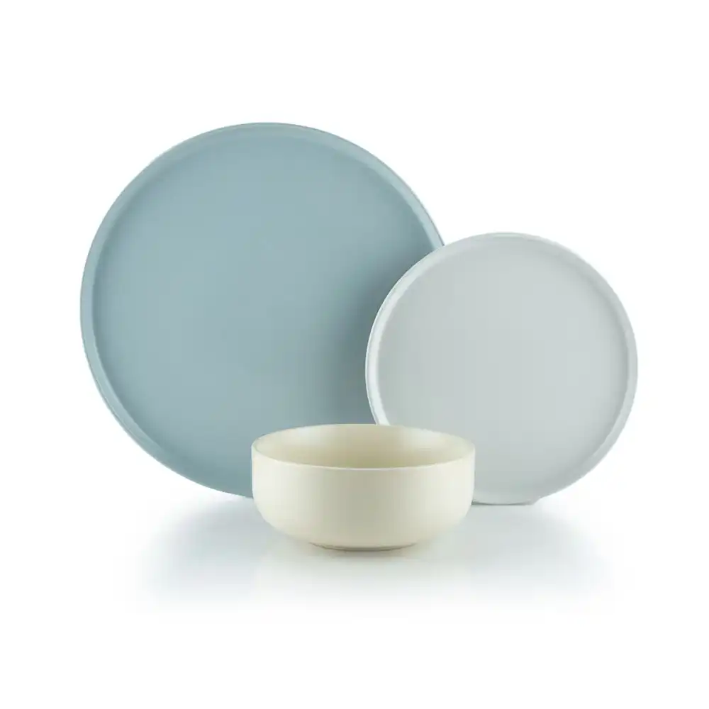 Everything Kitchens Modern Flat 12-Piece Dinnerware Set | Jacinto