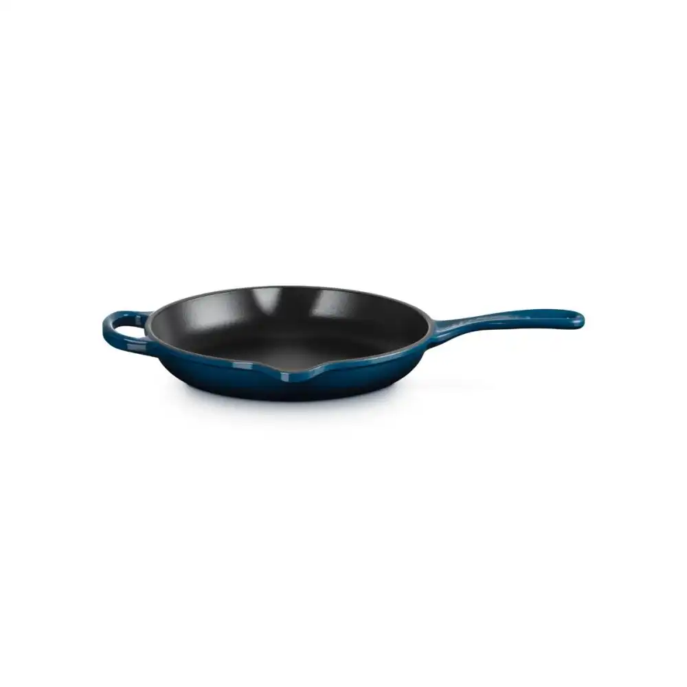 Alternative view of Le Creuset 9" Signature Enameled Cast Iron Skillet | Nuit