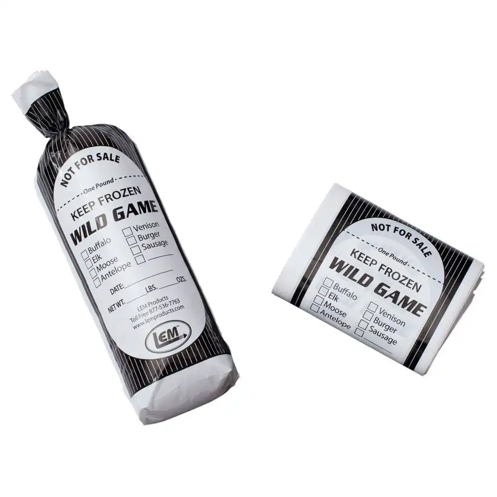 LEM 1 lb Wild Game Bags - 100 Count