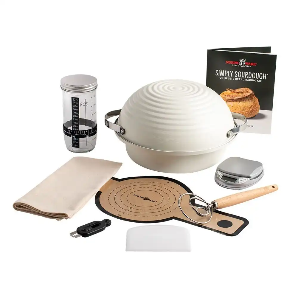 Nordic Ware 10-Piece Deluxe Simply Sourdough Complete Bread Making Kit