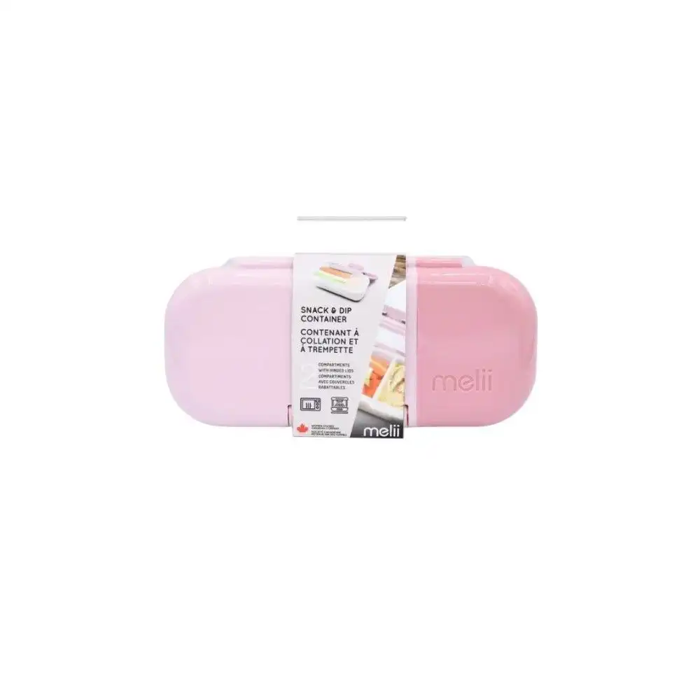 Alternative view of Melii Snack & Dip Container | Blush and Berry