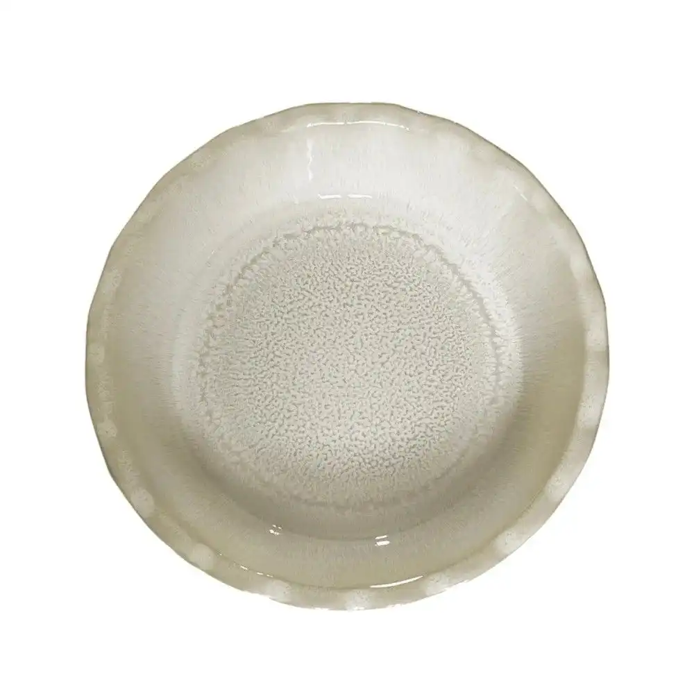 Alternative view of Emile Henry 10" Pie Dish - 175th Anniversary Collection | Pearl/Taupe