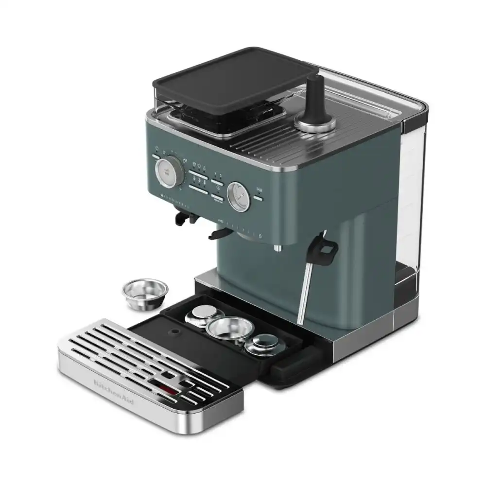 Alternative view of KitchenAid Semi-Automatic Espresso Machine with Burr Grinder | Juniper