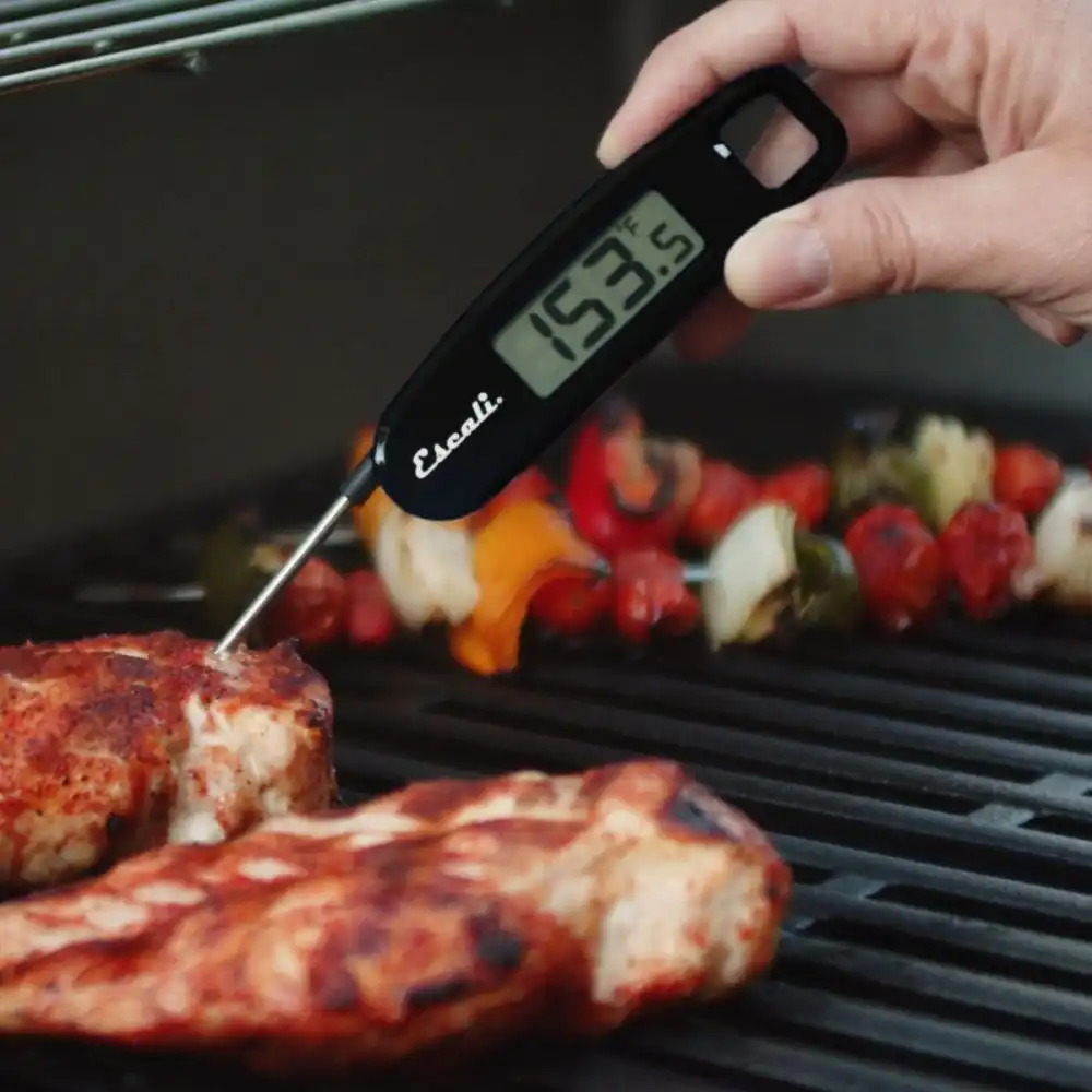 Escali Compact Folding Digital Thermometer | Black
