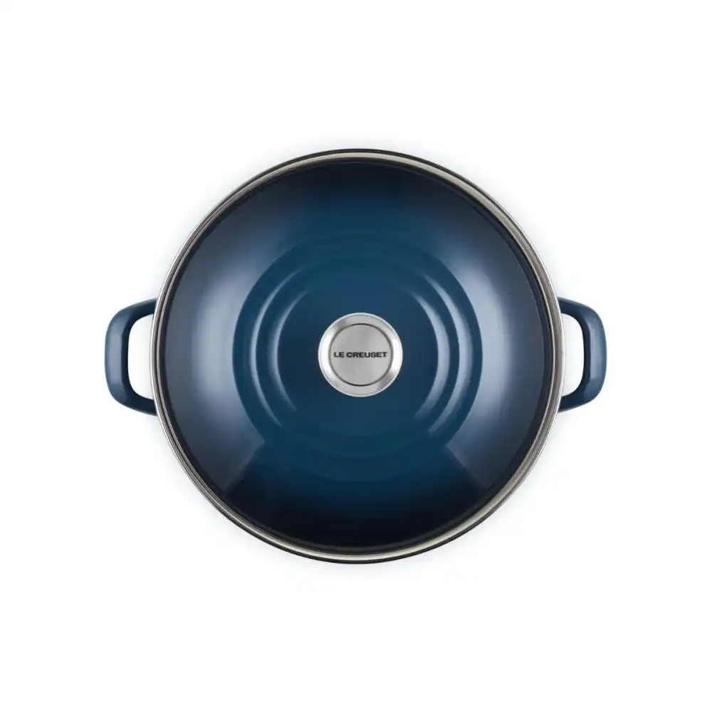 Alternative view of Le Creuset 12 Qt. Enamel On Steel Stockpot with Stainless Steel Knob | Nuit