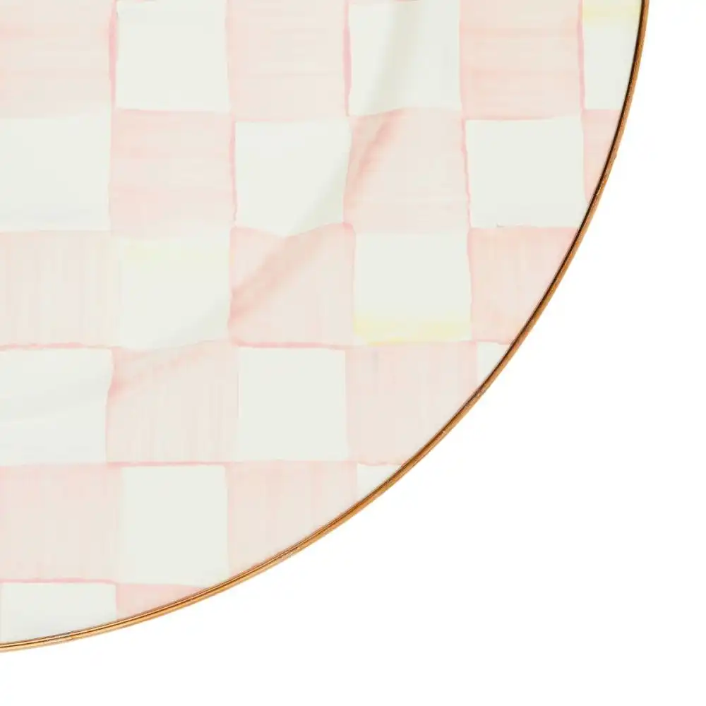 Alternative view of MacKenzie-Childs Rosy Check 12" Charger/Plate