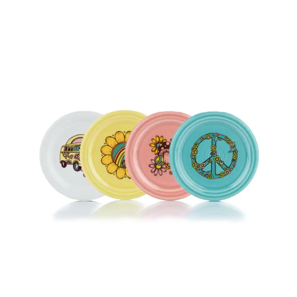 Fiesta® Coaster/Mug Covers (Set of 4) | Peace & Love
