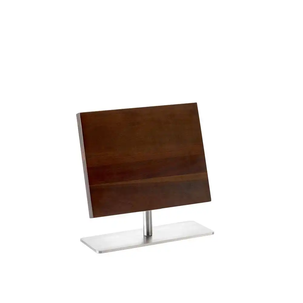 Mercer Culinary Acacia Magnetic Knife Board with Stand - Medium