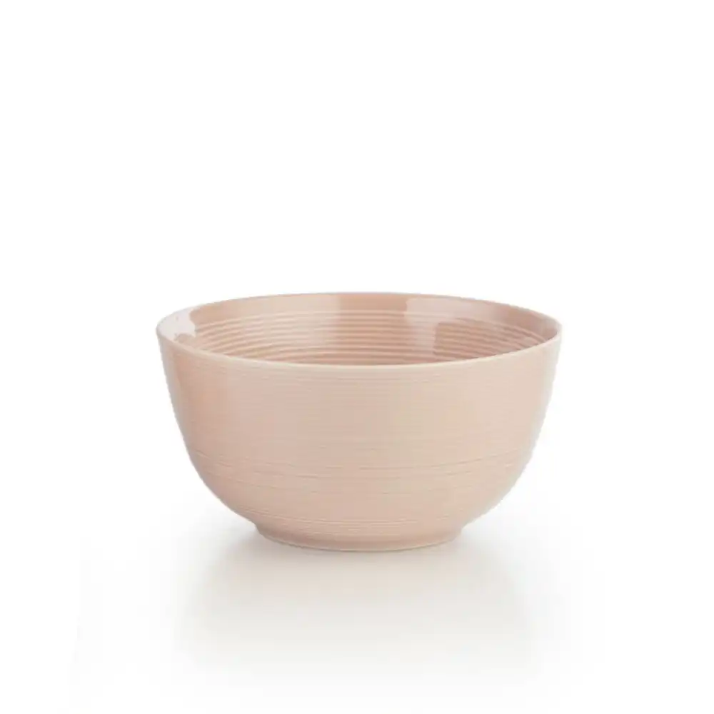Alternative view of Everything Kitchens Colorful Glazed 6" 26oz Bowls (Set of 4) | Blush Pink