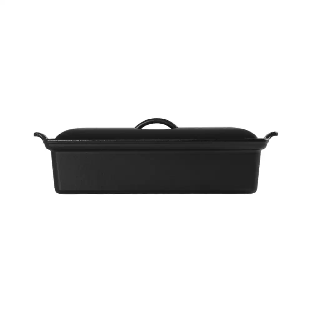 Alternative view of Le Creuset Traditional Rectangular 2 Qt. Pate Terrine | Licorice