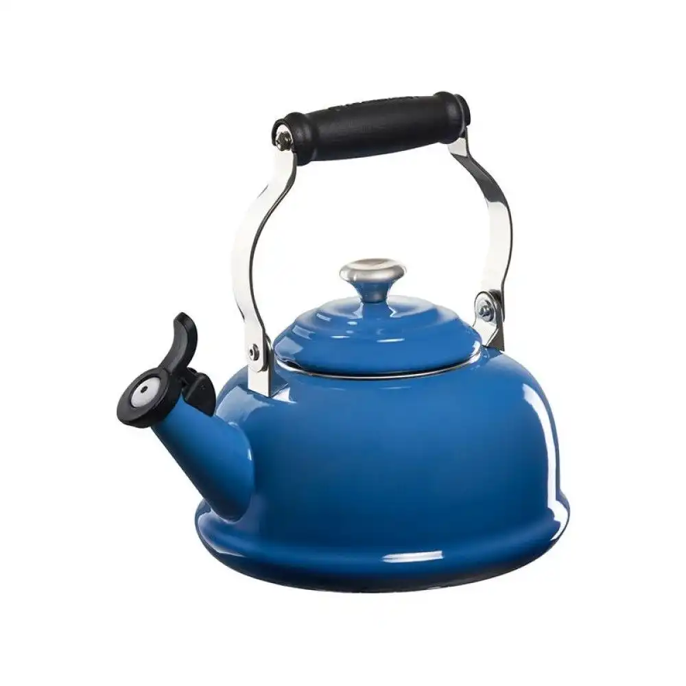 Le Creuset 1.7 Qt. Classic Whistling Kettle with Stainless Steel Knob | Marseille Blue