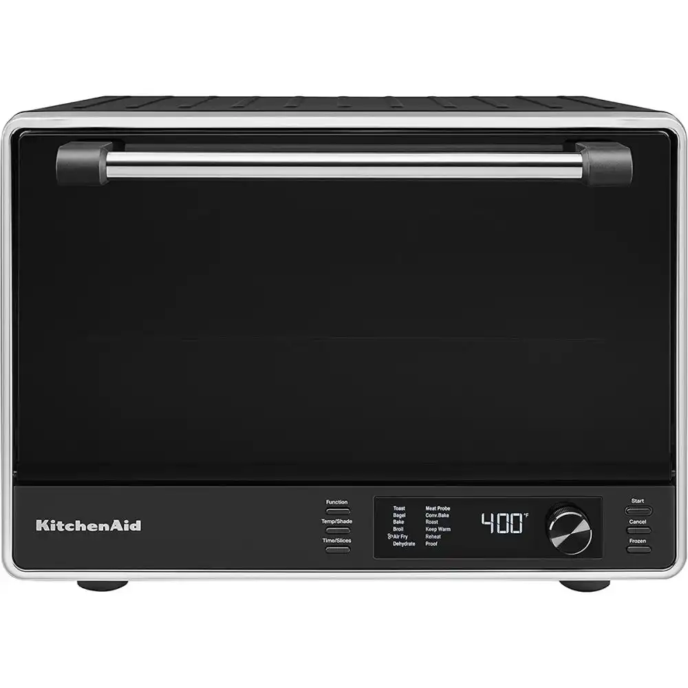 KitchenAid Dual Convection Countertop Oven with Air Fry & Temperature Probe | Black Matte
