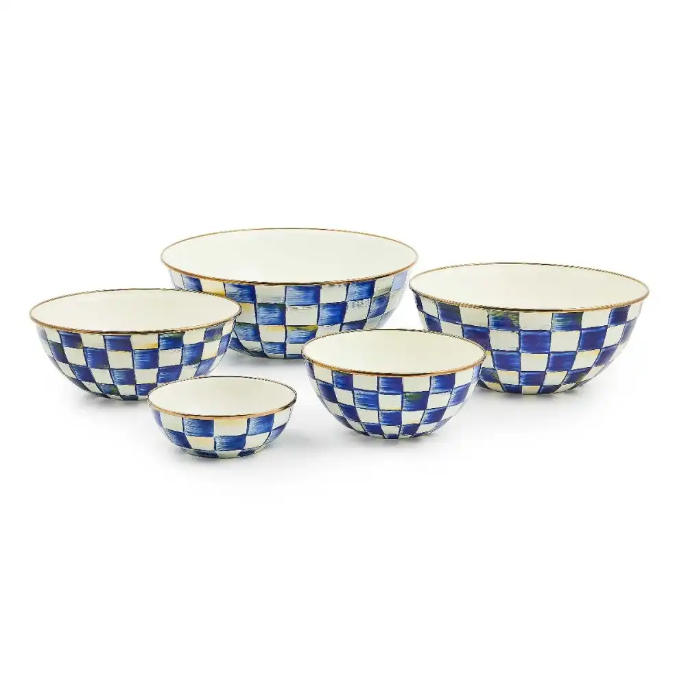 Alternative view of MacKenzie-Childs Royal Check 2-Cup Everyday Bowl