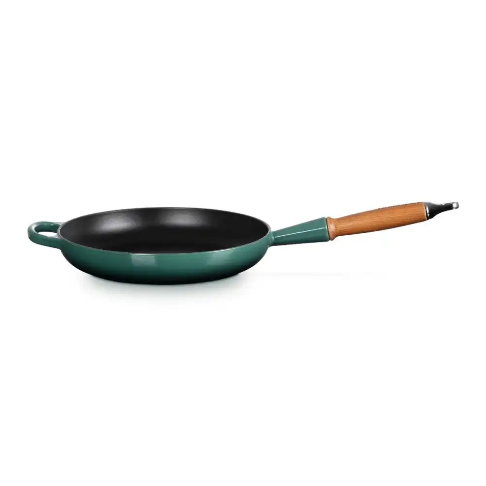 Alternative view of Le Creuset Alpine Collection 10.25" Round Fry Pan with Wood Handle | Artichaut