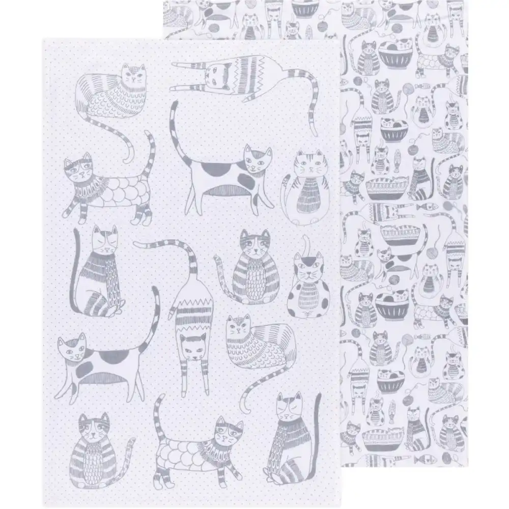 Now Designs by Danica Floursack Dishtowels (Set of 2) | Purr Party