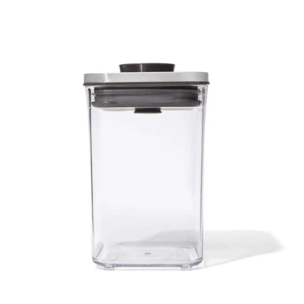 Alternative view of OXO SteeL POP Container | Small Square Short 1.1-Quart