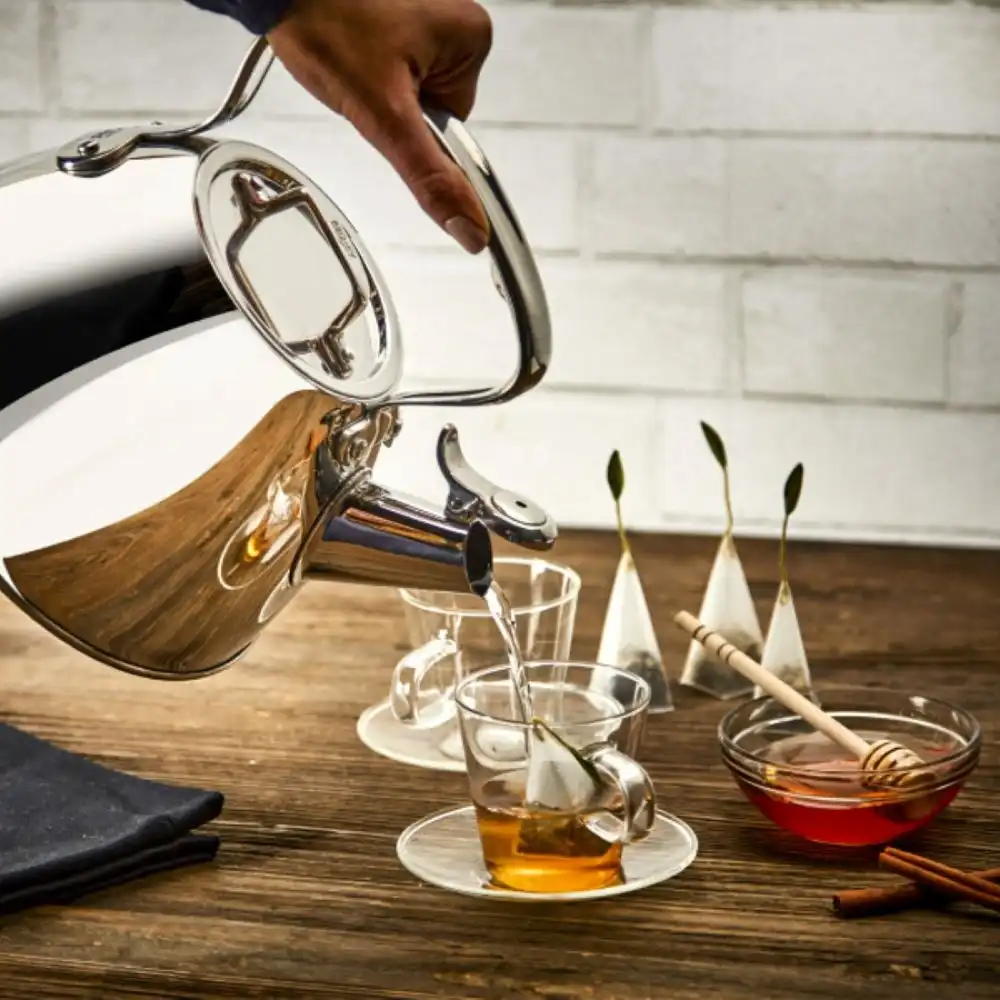 Alternative view of All-Clad Stainless Steel Whistling Tea Kettle | 2 Qt.