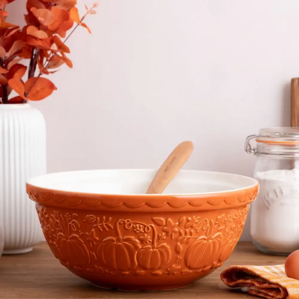 Alternative view of Mason Cash In The Pumpkin Patch S12 (4.25 Qt) Mixing Bowl | Persimmon
