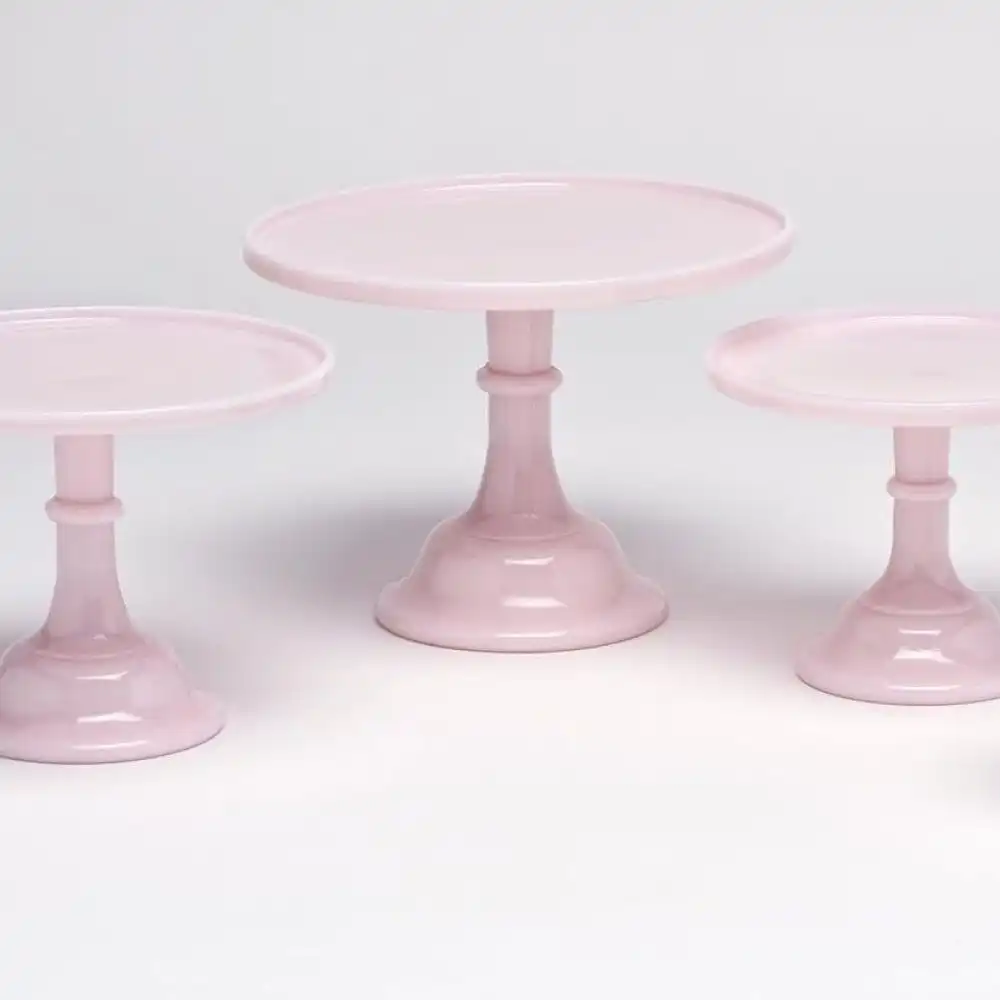 Alternative view of Mosser Glass 10" Cake Plate | Crown Tuscan