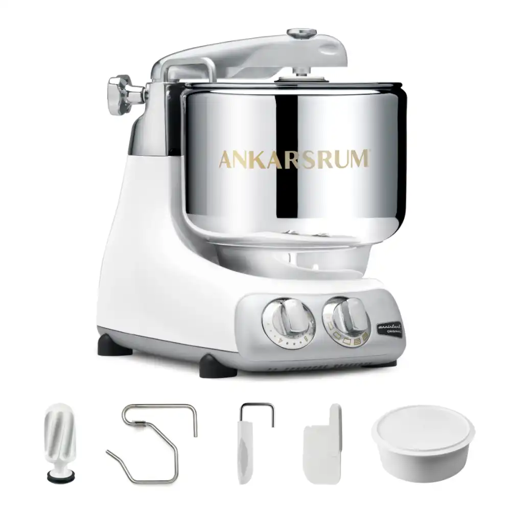 Ankarsrum Essential Package Stand Mixer | Gloss White