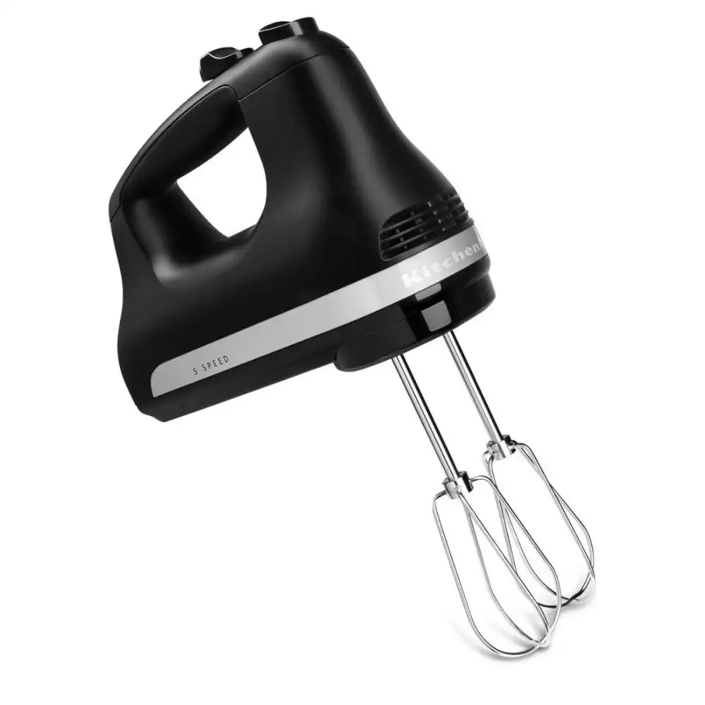KitchenAid 5-Speed Ultra Power Hand Mixer | Black Matte