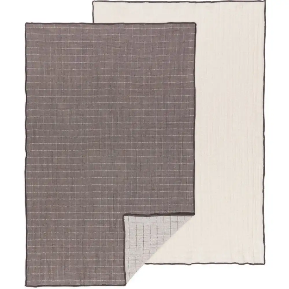 Danica Heirloom Double Weave Dishtowels (Set of 2) | Shadow