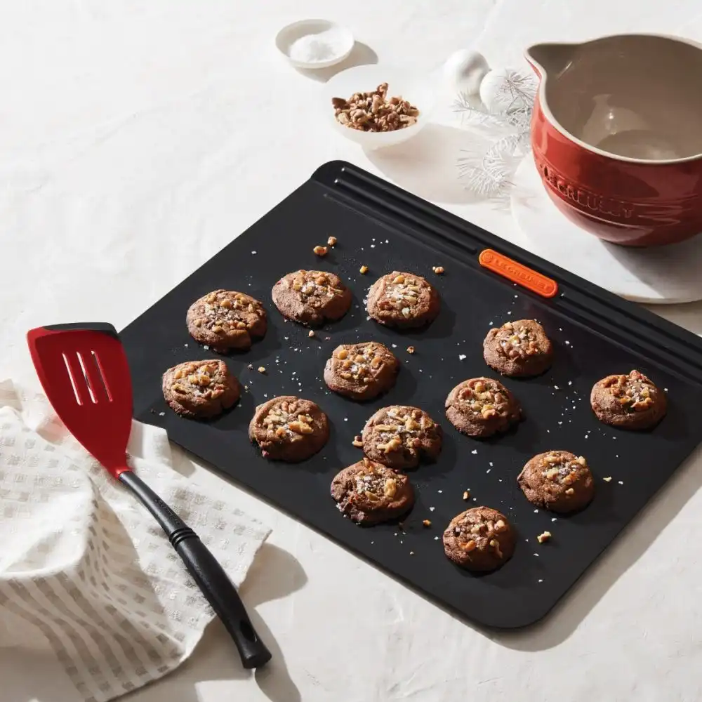 Alternative view of Le Creuset Revolution® Bi-Material Slotted Turner | Cerise/Cherry Red