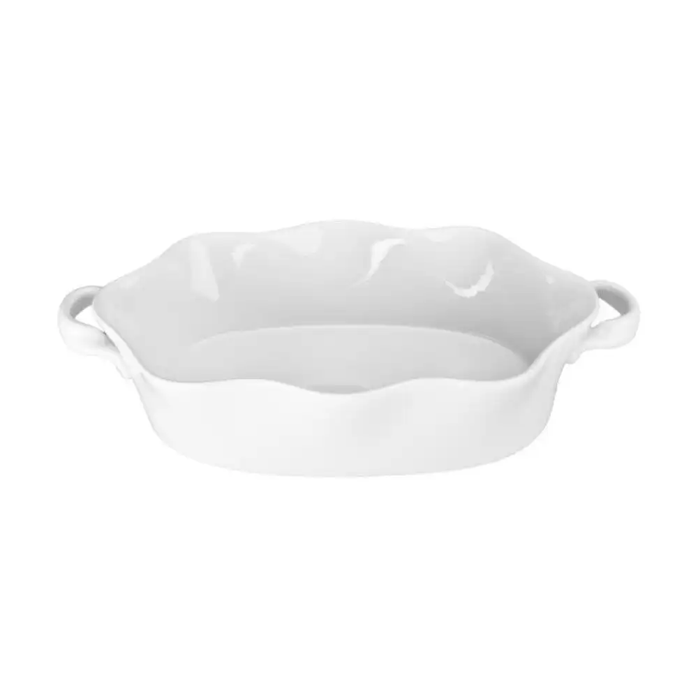 BIA Cordon Bleu 2.75 Qt. Ruffled Edge Oval Baker