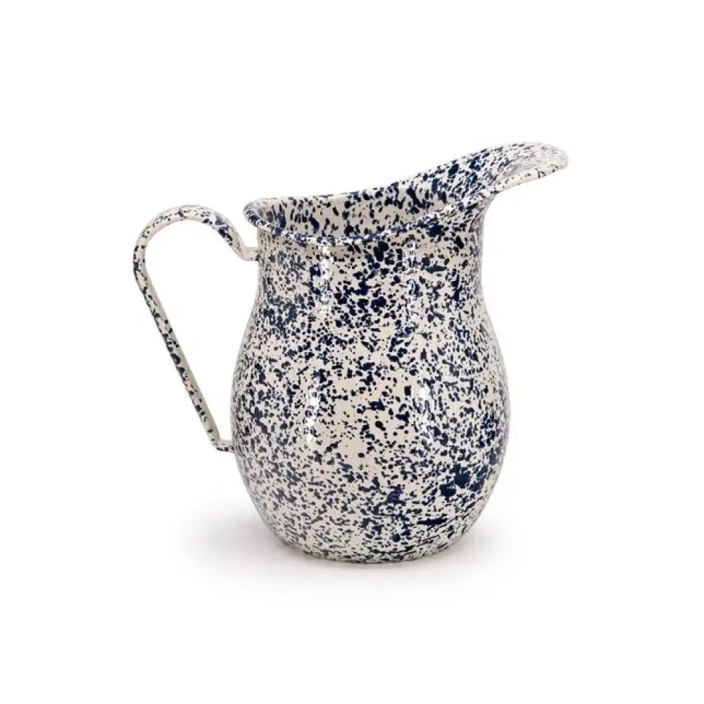 Crow Canyon 3qt Pitcher | Navy Splatter