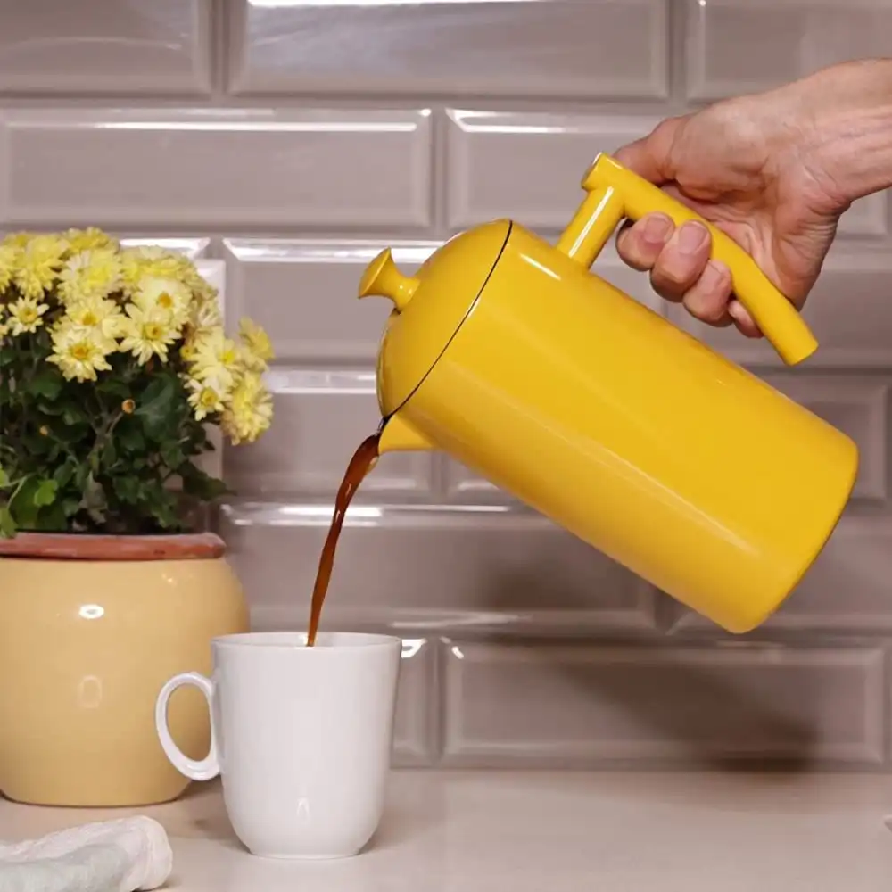 Alternative view of Frieling 34 oz Stainless Steel French Press | Sunshine Yellow