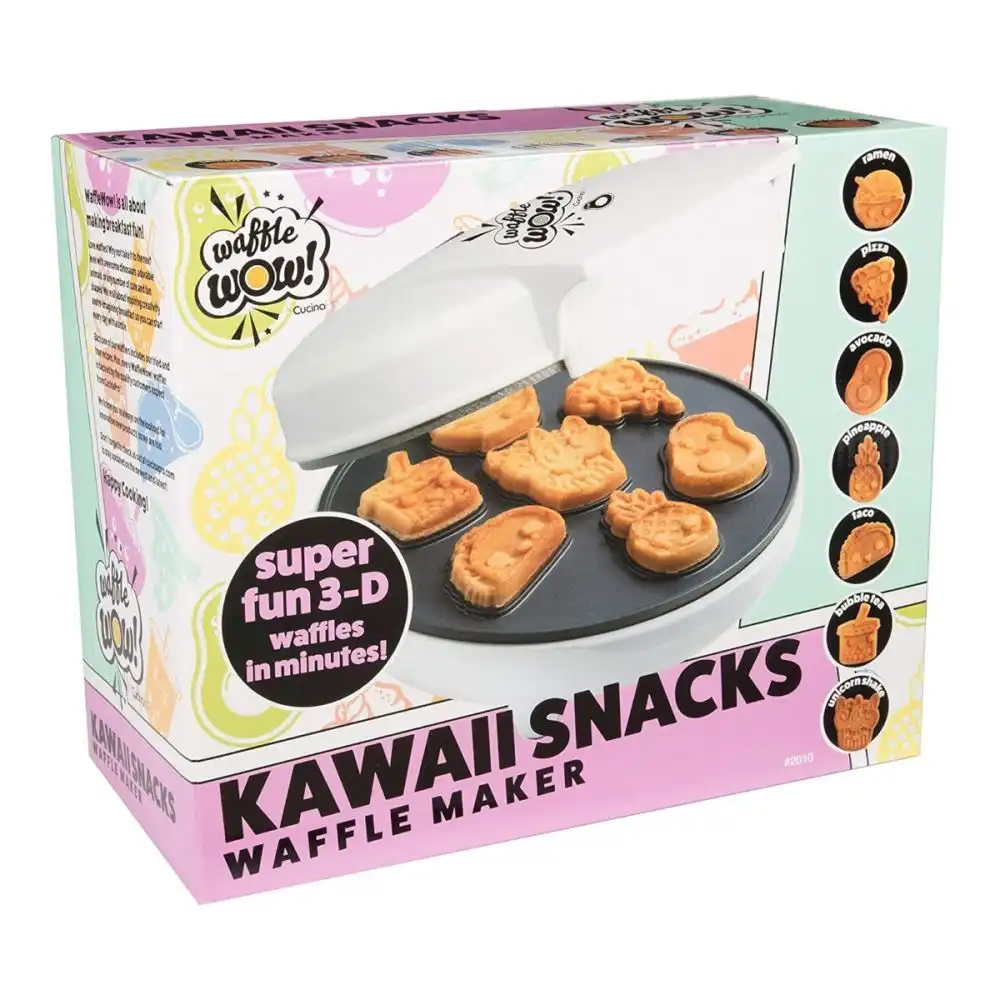 CucinaPro Waffle Wow! Waffle Maker | Kawaii Snacks