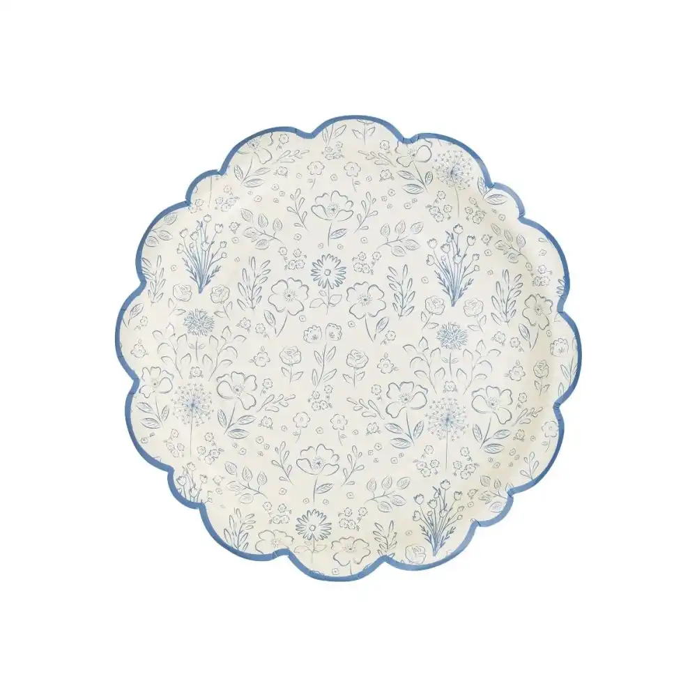 Alternative view of My Mind's Eye 8-Piece 10" Paper Plates | Pembroke Floral