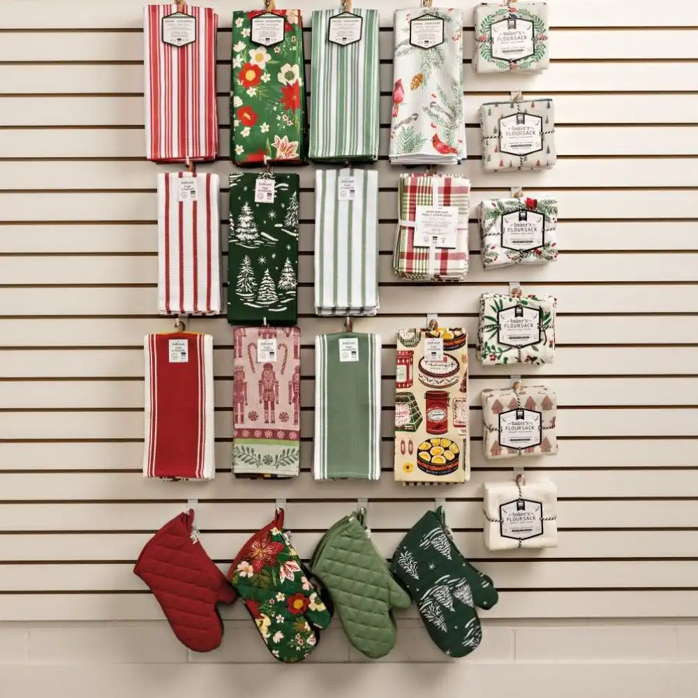 Alternative view of Now Designs by Danica Christmas Oven Mitt | Winter Frost