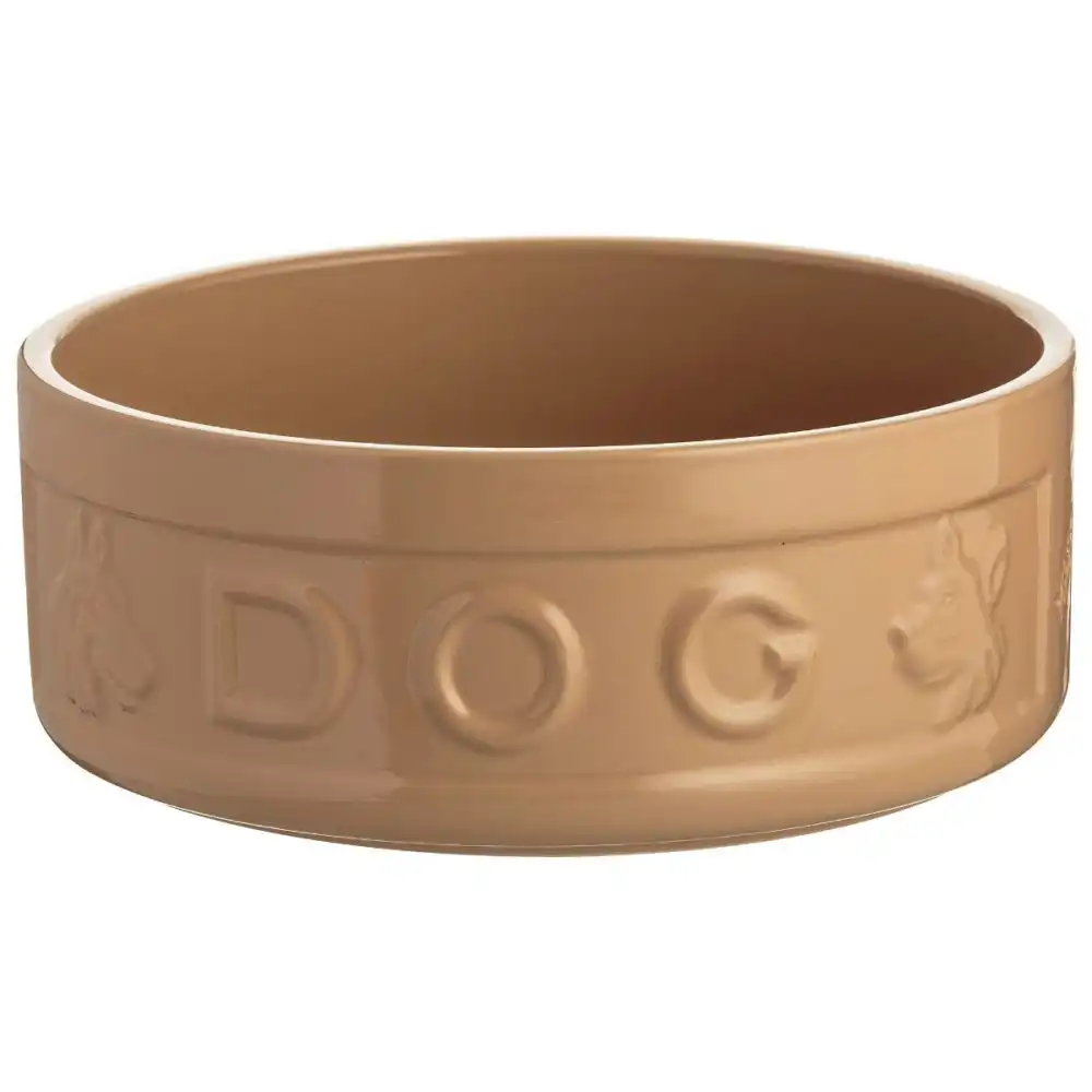 Mason Cash Cane Lettered Dog Bowl | 5.9"