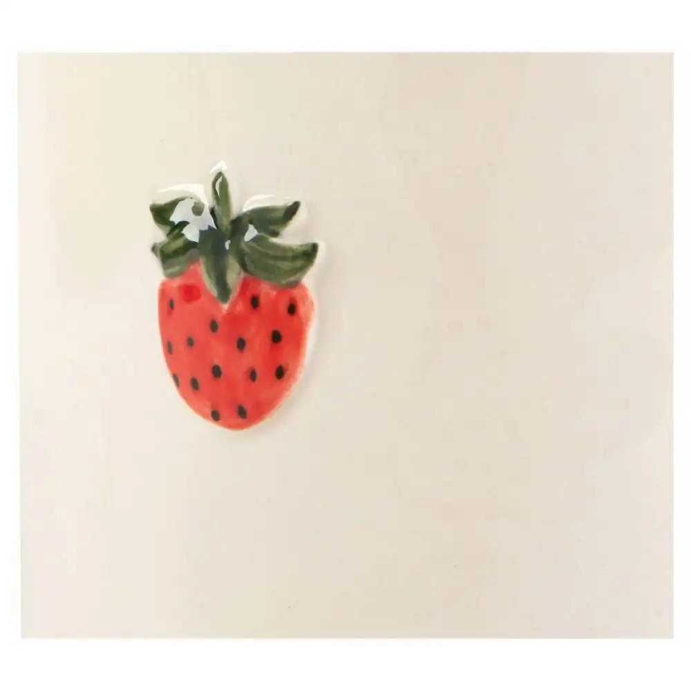 Alternative view of Danica Jubilee Petite Motif 16oz Embossed Mug | Strawberry