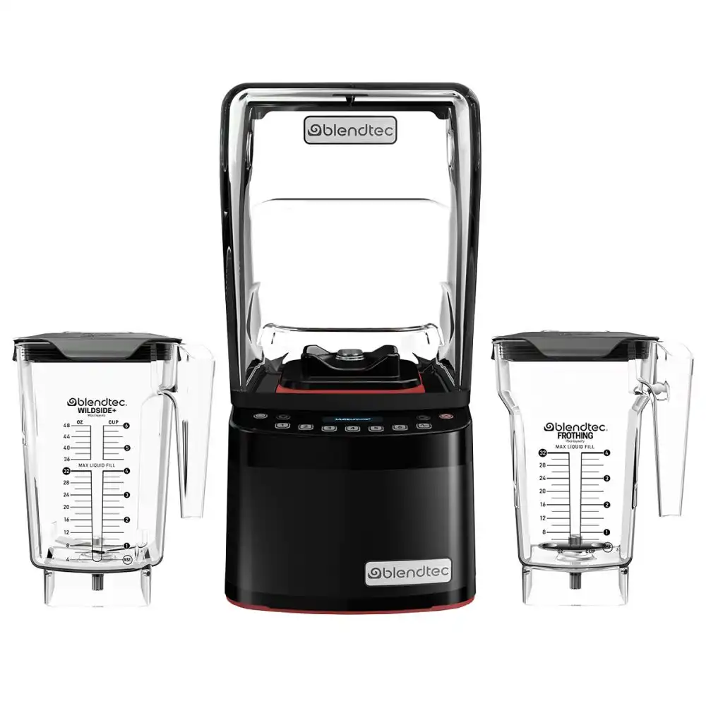 Blendtec Commercial Stealth 885 Blender + FourSide Jar & WildSide Jar
