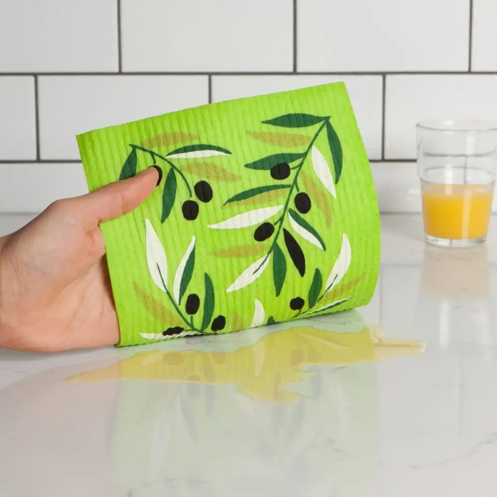 Alternative view of Ecologie by Danica Swedish Sponge Dish Cloth | Olives