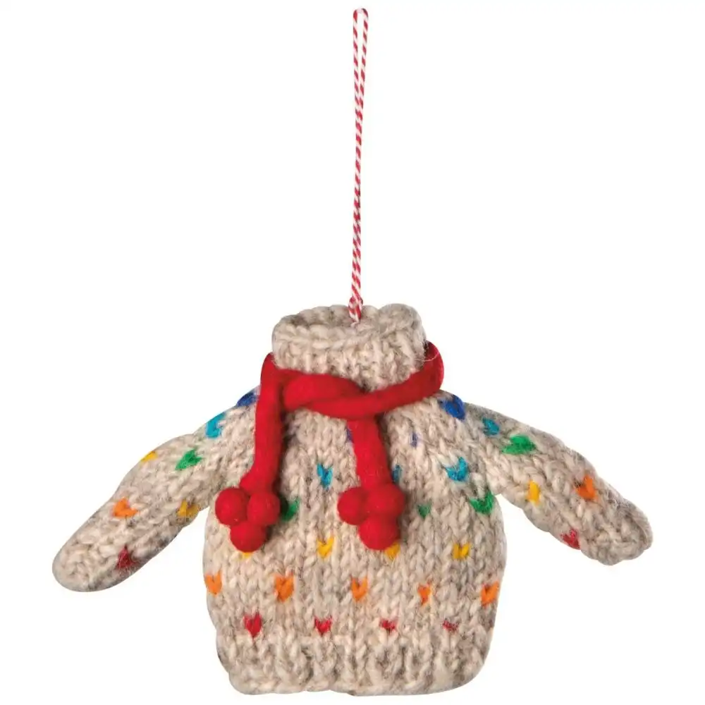Alternative view of Danica Jubilee Christmas Sweater Party Ornament | Assorted Styles