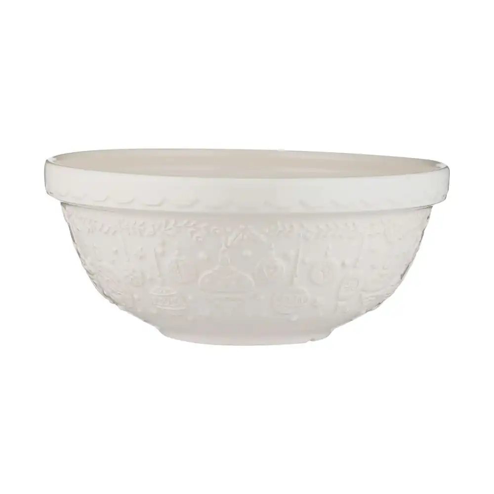 Mason Cash Deck the Halls S18 (2.85 Qt.) Mixing Bowl | Cream