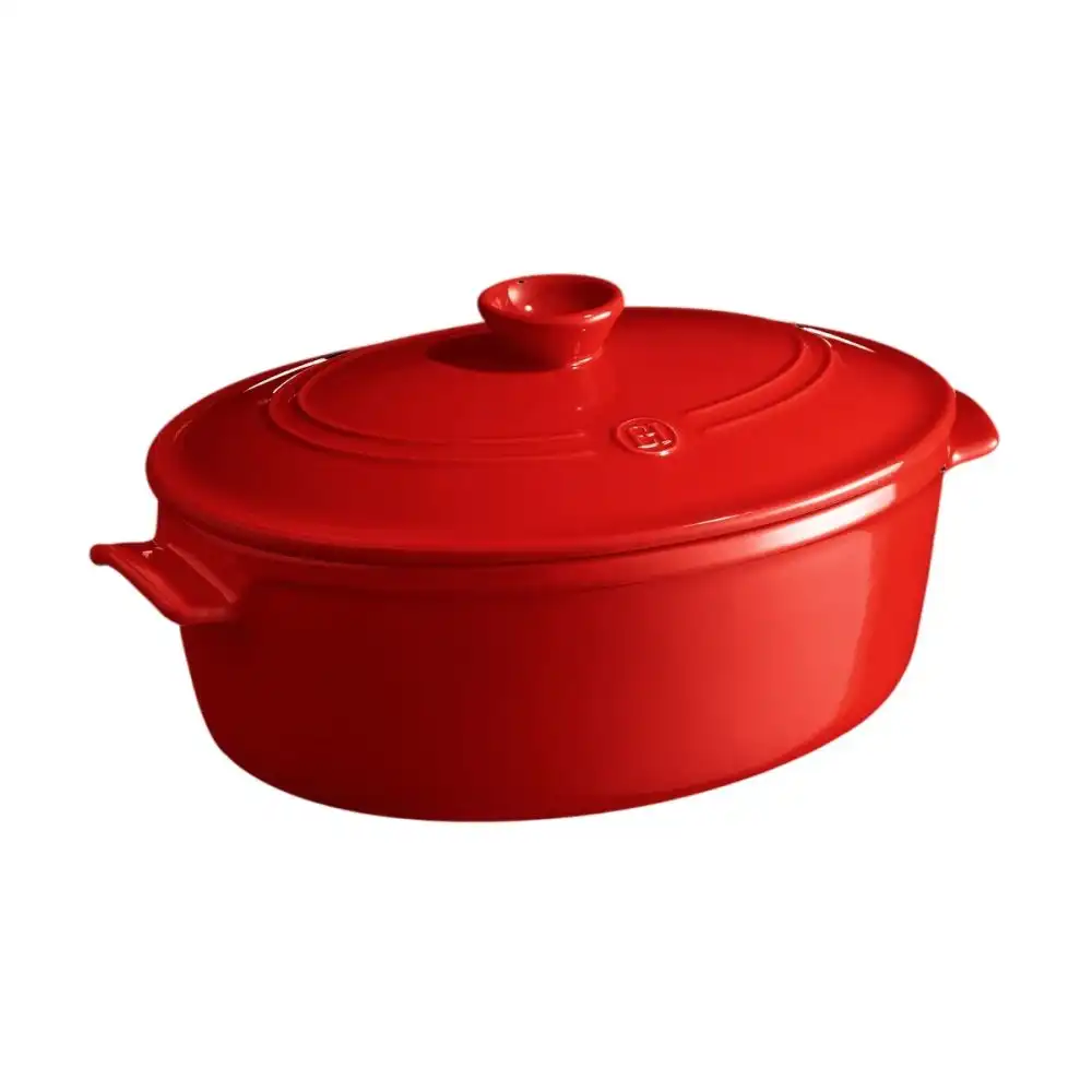 Emile Henry 6.3 Qt. Oval Dutch Oven | Burgundy