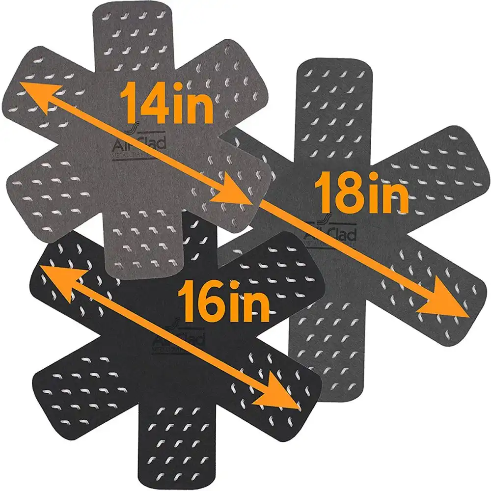 Alternative view of All-Clad Cookware Protectors (3-pack) | Black Pewter