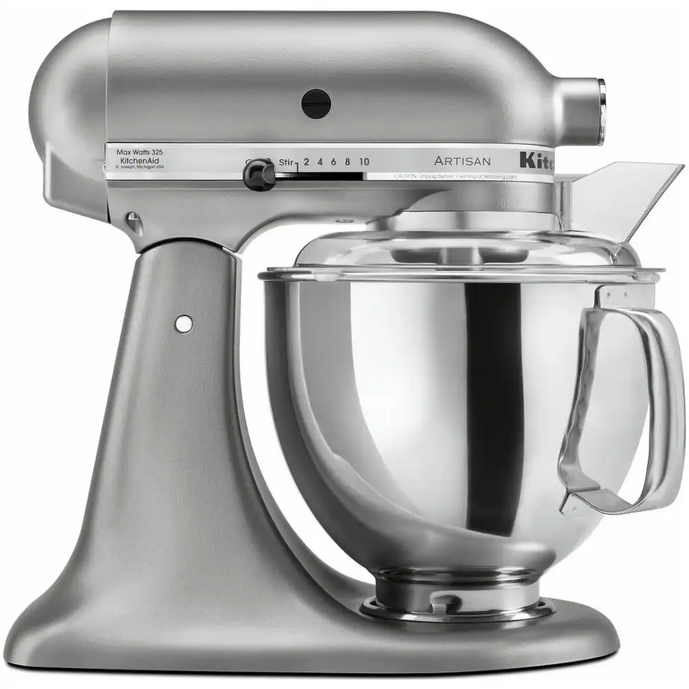 Alternative view of KitchenAid 5-Quart Artisan Tilt-Head Stand Mixer | Contour Silver