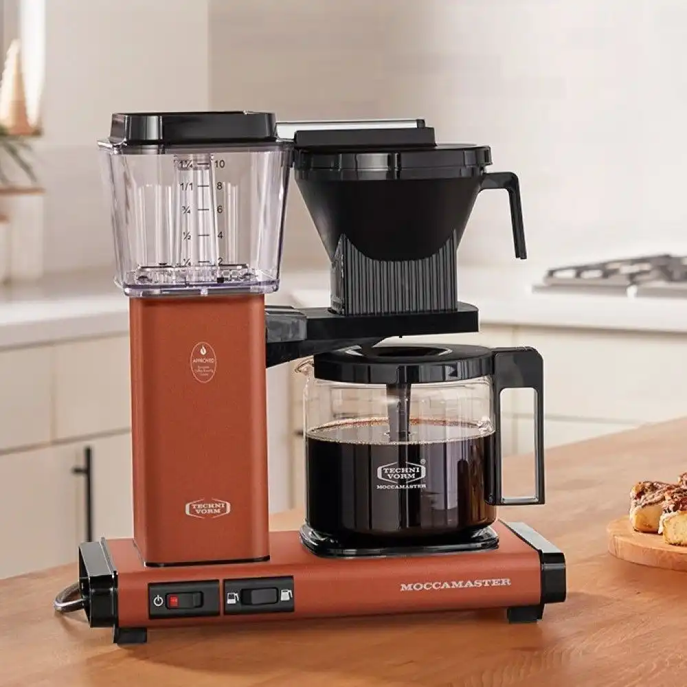 Alternative view of Moccamaster KBGV Automatic Drip Stop Coffee Maker (40 oz Glass Carafe) | Terracotta