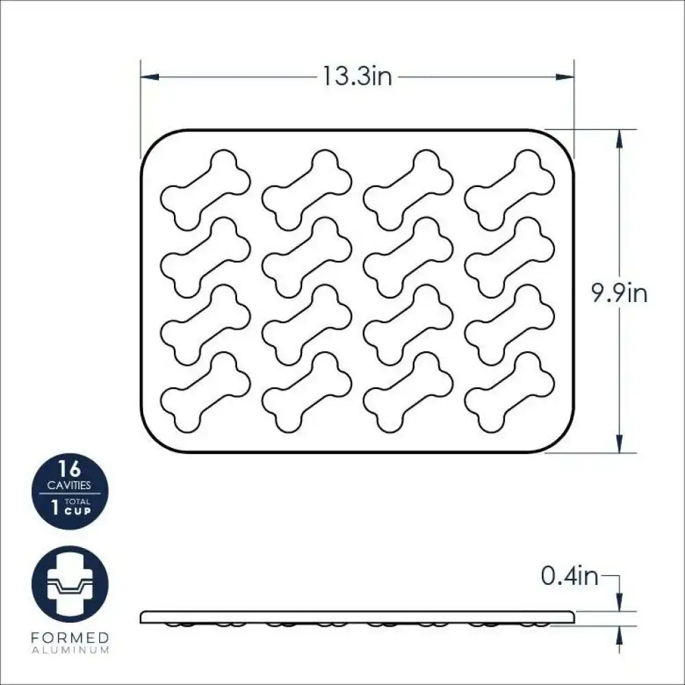 Alternative view of Nordic Ware Aluminum Dog Treat Pan