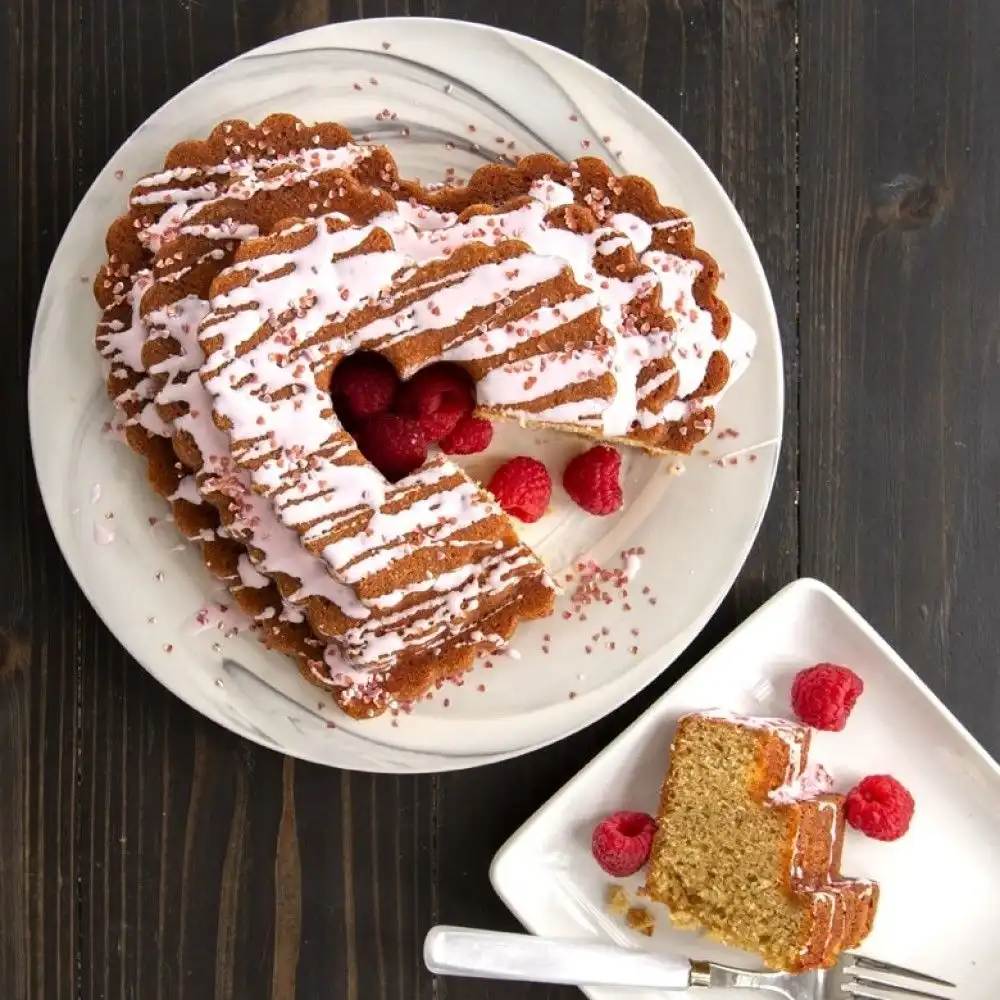 Alternative view of Nordic Ware Tiered Heart Bundt Pan