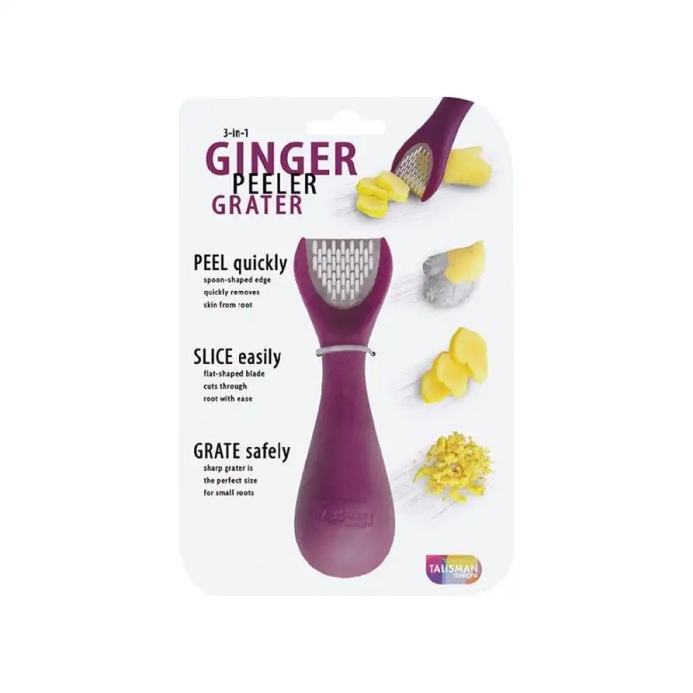 Alternative view of Talisman Designs 3-in-1 Ginger Peeler/Slicer/Grater