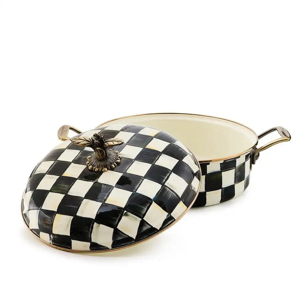 Alternative view of MacKenzie-Childs Courtly Check 5 Qt. Casserole