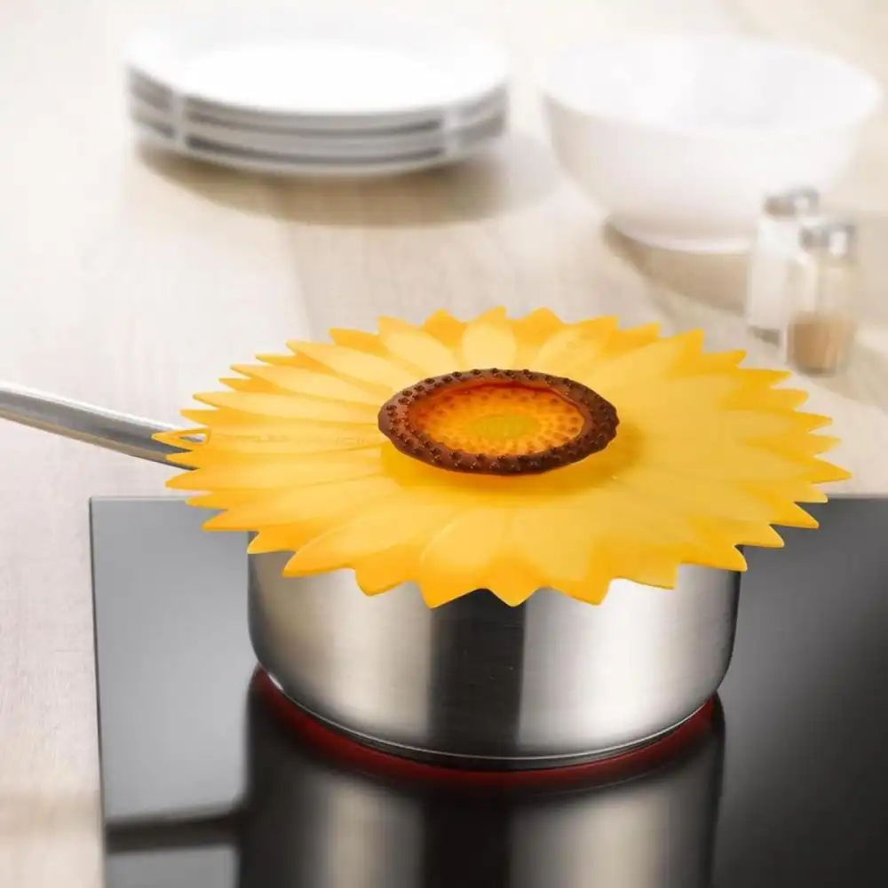 Charles Viancin Silicone Lid | 11" Sunflower