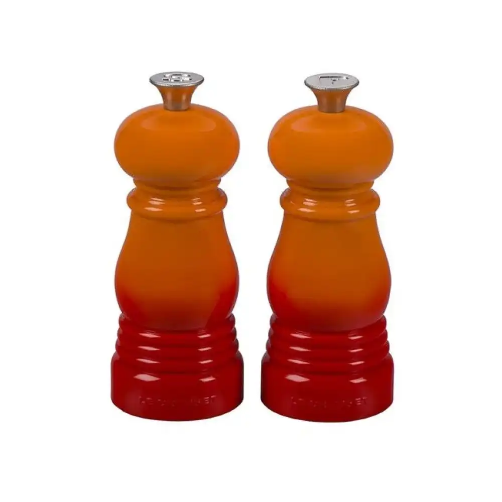Le Creuset Petite Salt & Pepper Mill Set | Flame Orange