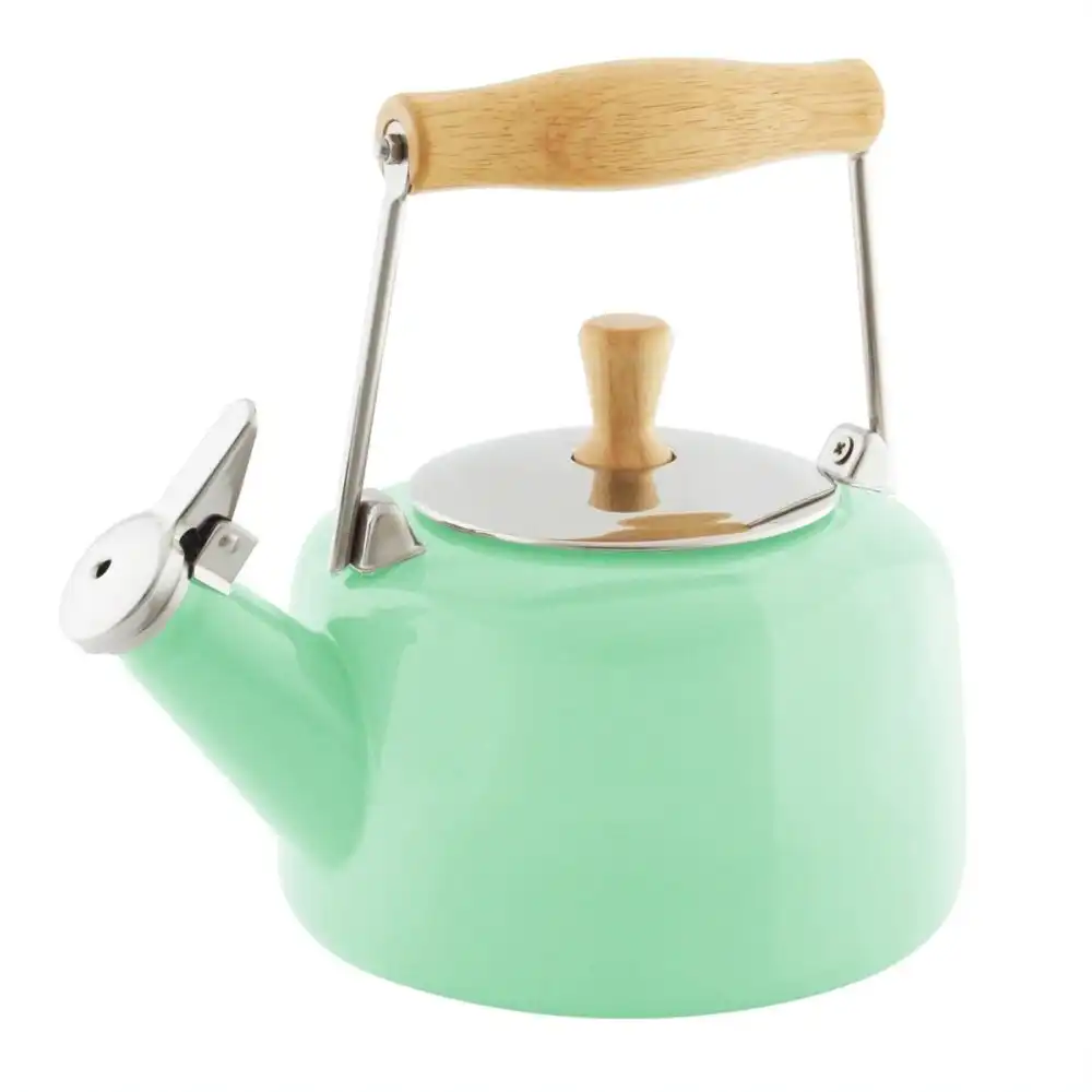 Chantal 1.4Qt. Enamel-on-Steel Sven Tea Kettle | Mint Green